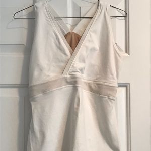 Lululemon White Tennis / Yoga Top